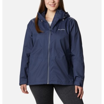 Columbia Ženske Jakne - Windgates Plus Size Tamnoplave | LUXD-50281